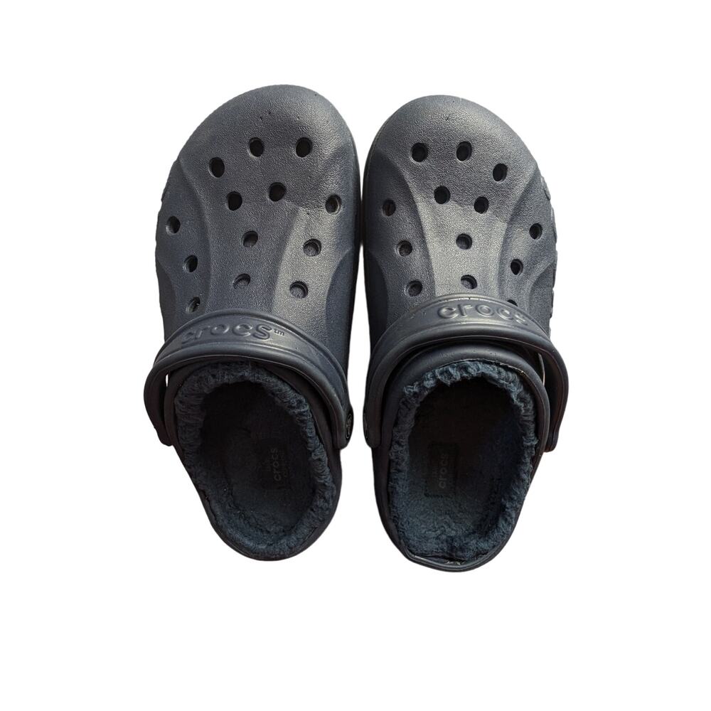Crocs Lined Navy Blue Sandals M7, W9